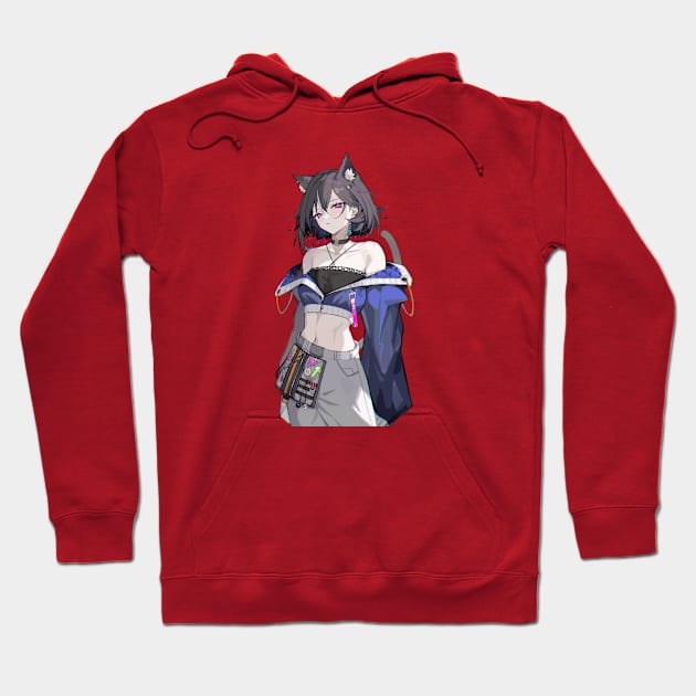 Cat Girl Hoodie by Krin